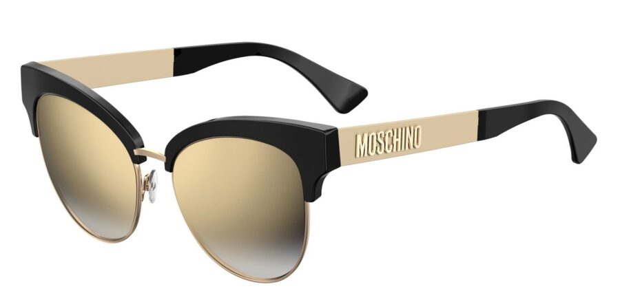 Очки MOSCHINO MOS038/S BLACK солнцезащитные купить