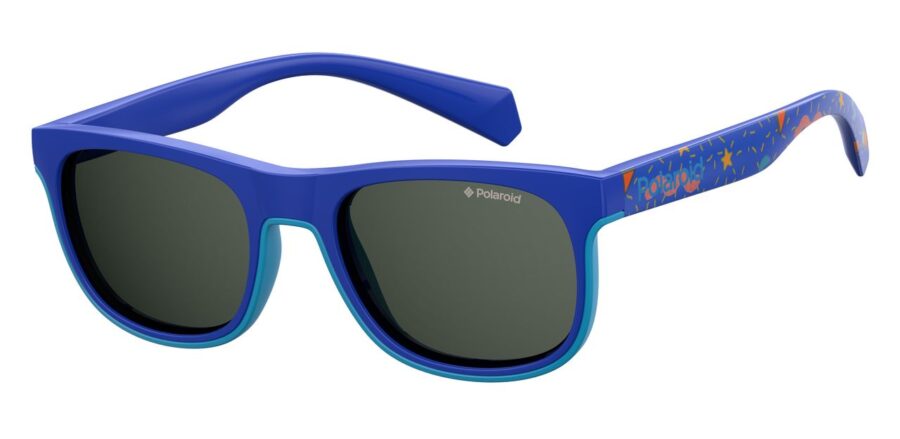 Детские очки POLAROID PLD 8035/S BLUE солнцезащитные купить